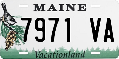 ME license plate 7971VA