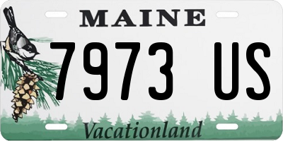 ME license plate 7973US