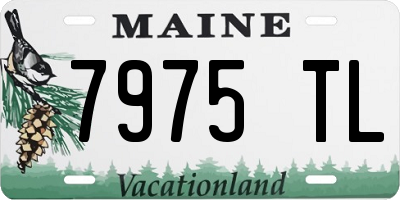 ME license plate 7975TL