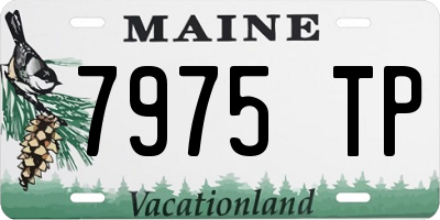 ME license plate 7975TP