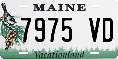 ME license plate 7975VD