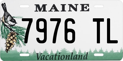 ME license plate 7976TL