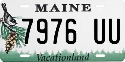 ME license plate 7976UU