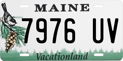 ME license plate 7976UV