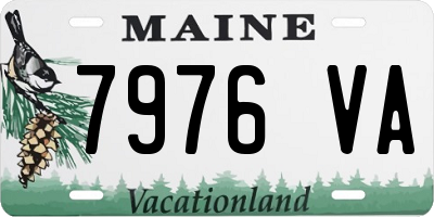 ME license plate 7976VA