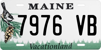 ME license plate 7976VB