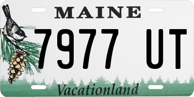 ME license plate 7977UT