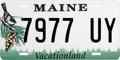 ME license plate 7977UY