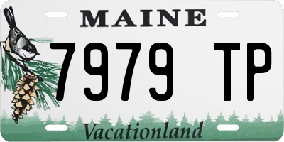 ME license plate 7979TP