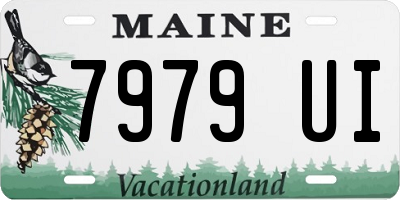 ME license plate 7979UI