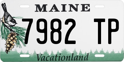 ME license plate 7982TP