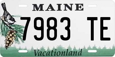 ME license plate 7983TE