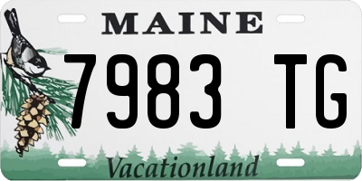 ME license plate 7983TG