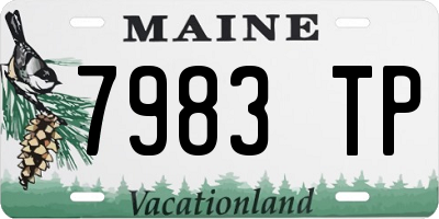 ME license plate 7983TP
