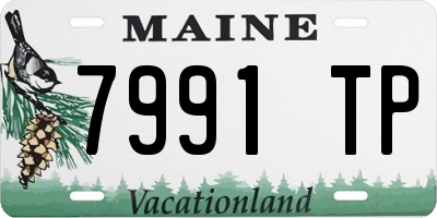 ME license plate 7991TP