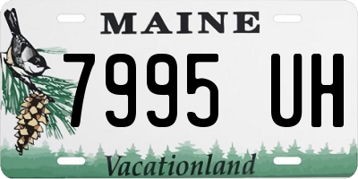 ME license plate 7995UH