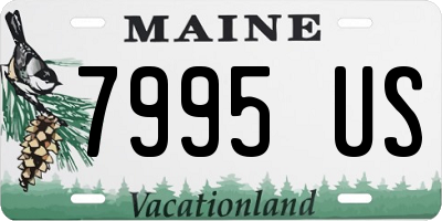 ME license plate 7995US