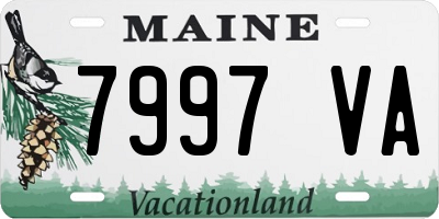 ME license plate 7997VA