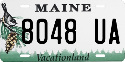 ME license plate 8048UA