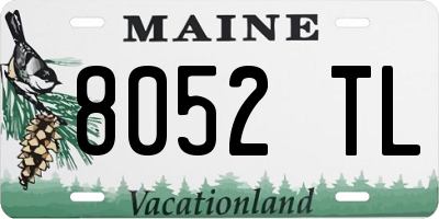 ME license plate 8052TL