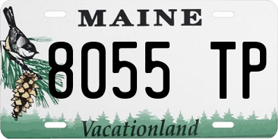 ME license plate 8055TP
