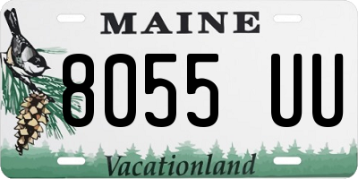 ME license plate 8055UU