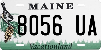 ME license plate 8056UA