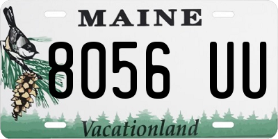 ME license plate 8056UU