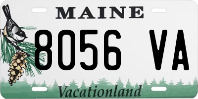 ME license plate 8056VA