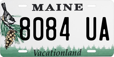 ME license plate 8084UA