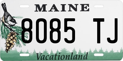 ME license plate 8085TJ