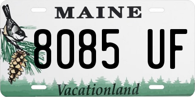 ME license plate 8085UF