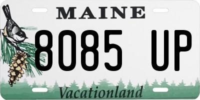 ME license plate 8085UP