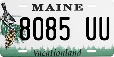 ME license plate 8085UU