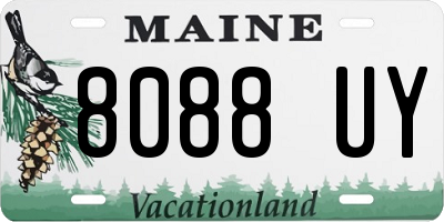 ME license plate 8088UY