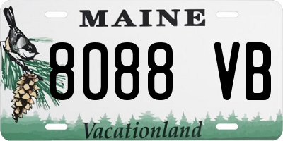 ME license plate 8088VB
