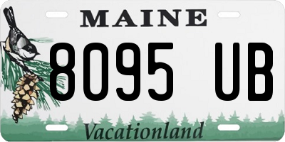 ME license plate 8095UB