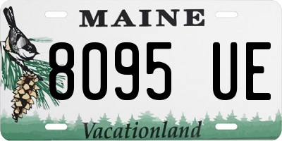 ME license plate 8095UE