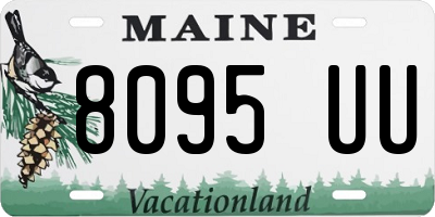 ME license plate 8095UU