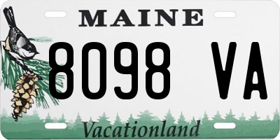 ME license plate 8098VA