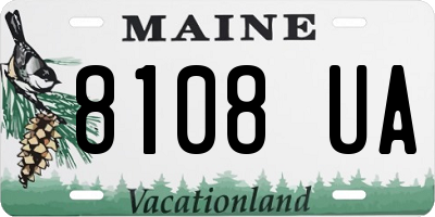ME license plate 8108UA