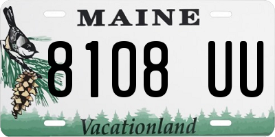 ME license plate 8108UU