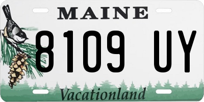 ME license plate 8109UY
