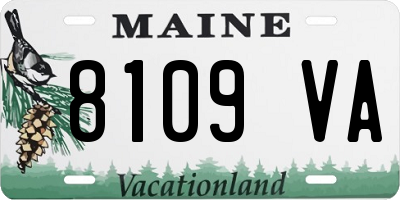 ME license plate 8109VA