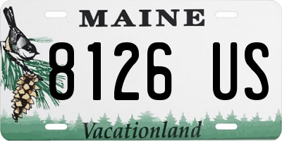 ME license plate 8126US