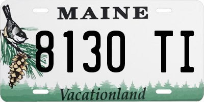 ME license plate 8130TI