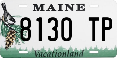 ME license plate 8130TP