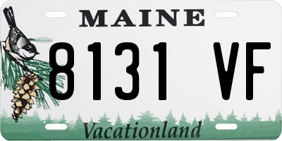 ME license plate 8131VF