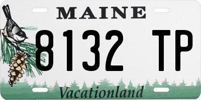 ME license plate 8132TP