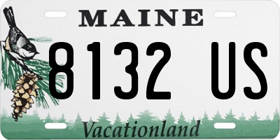 ME license plate 8132US